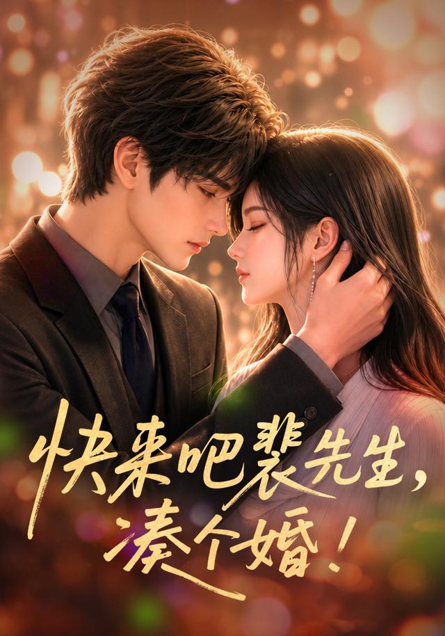 快來吧裴先生,湊個婚海報