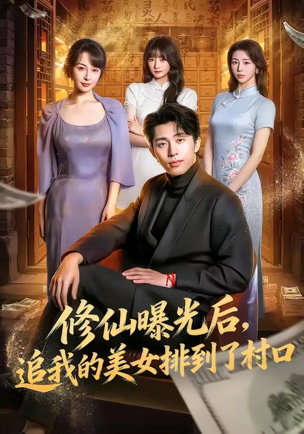 修仙曝光後,追我的美女排到了村口海報
