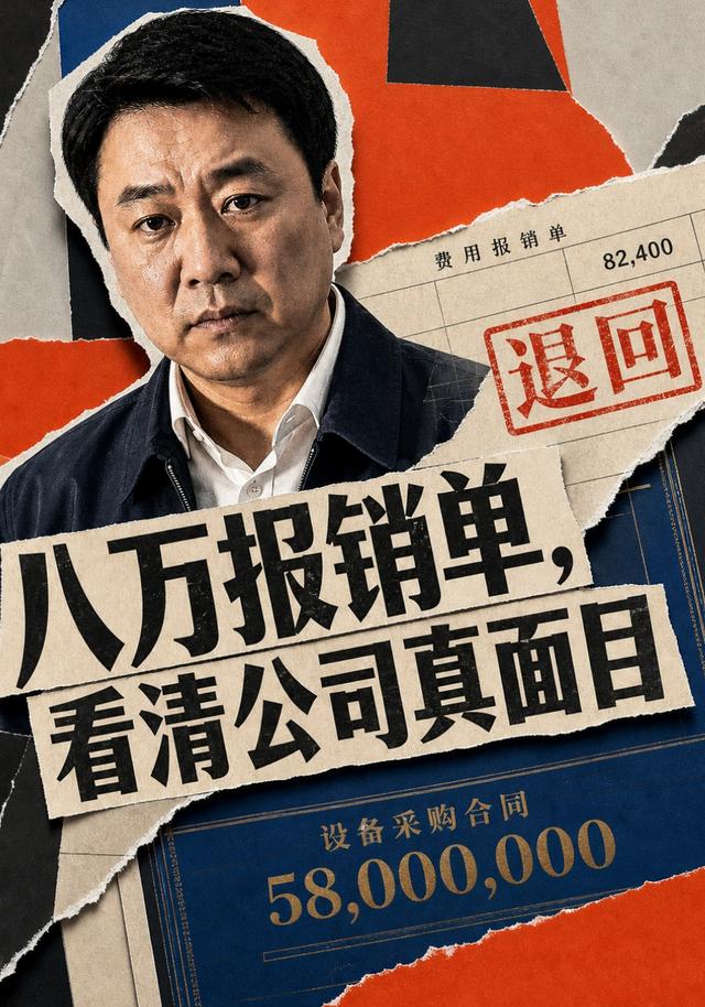 八萬報銷單,看清公司真面目海報