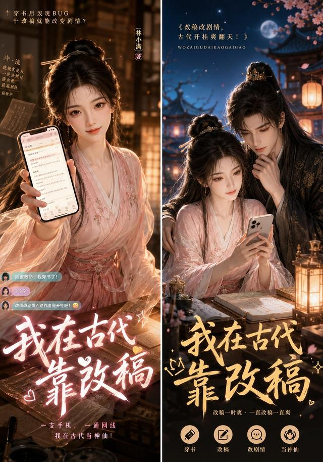 我在古代靠改稿海報