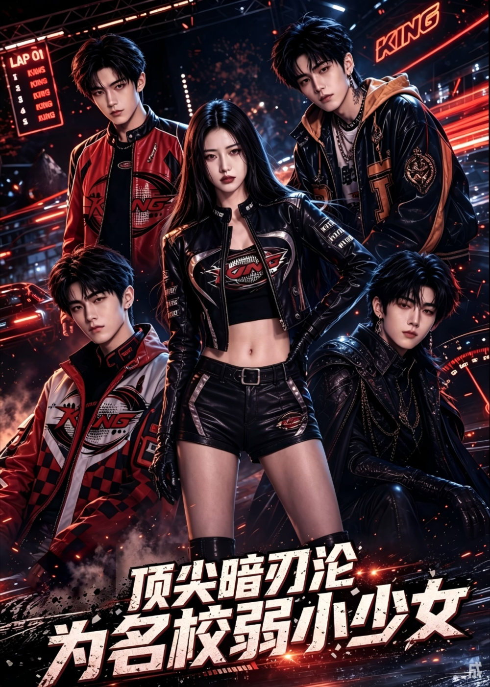 頂尖暗刃淪為名校弱小少女海報