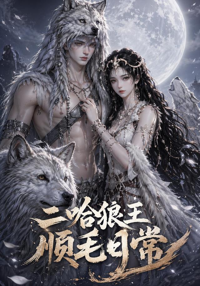 二哈狼王順毛日常海報