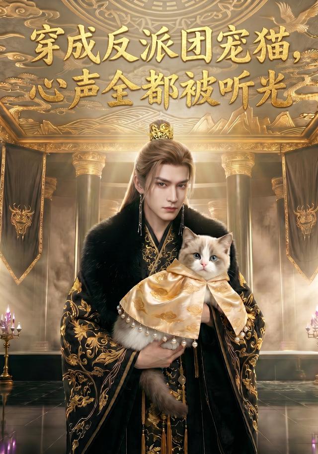 穿成反派團寵貓,心聲全都被聽光海報