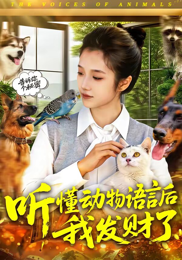 聽懂動物語言後我發財了海報