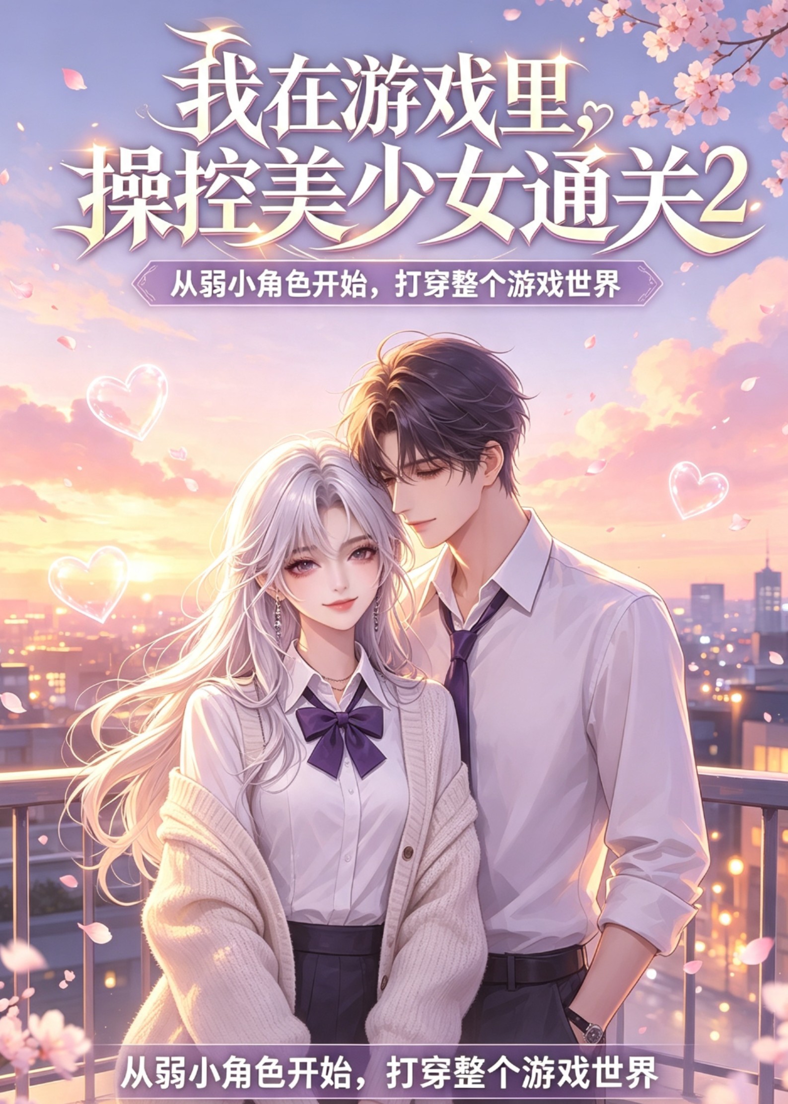 我在遊戲裡操控美少女通關2海報