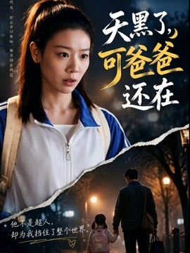 天黑了,可爸爸還在海報