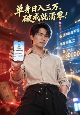 單身日入三萬,破戒就清零!海報