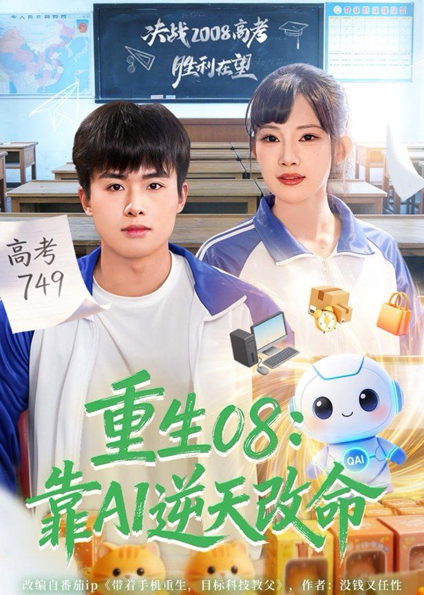 重生08:靠AI逆天改命海報