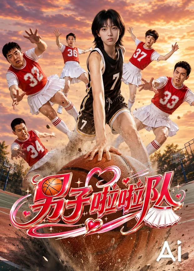 男子啦啦隊海報