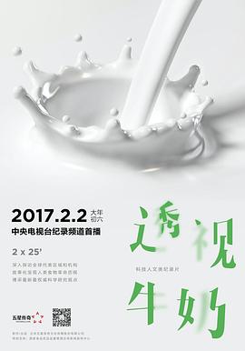 透視牛奶海報