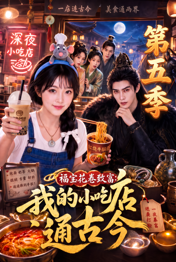 福寶花捲致富:我的小吃店通古今海報