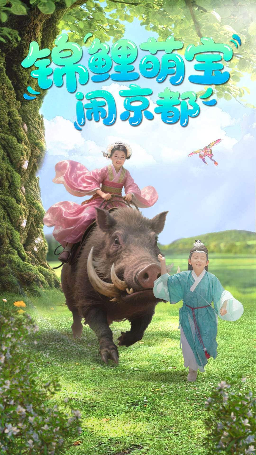 錦鯉萌寶鬧京都海報