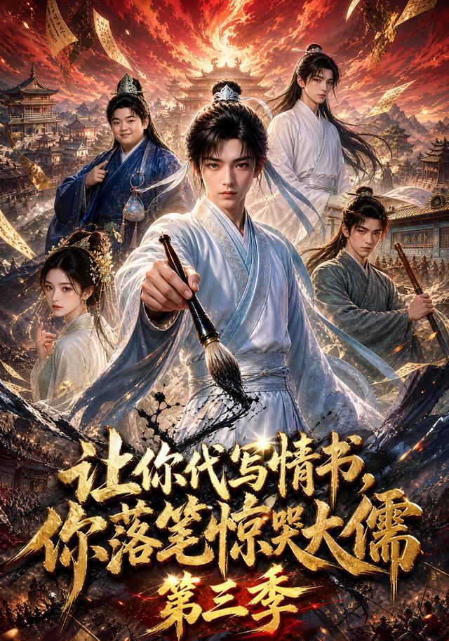 讓你代寫情書，你落筆驚哭大儒海報