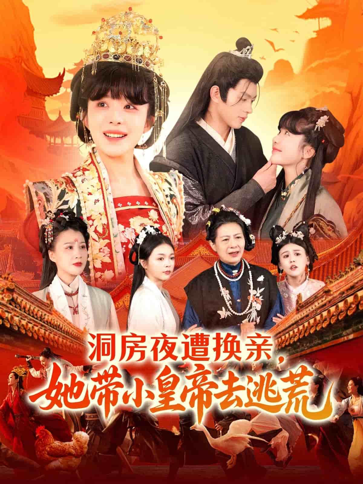 洞房夜遭換親,她帶小皇帝去逃荒海報