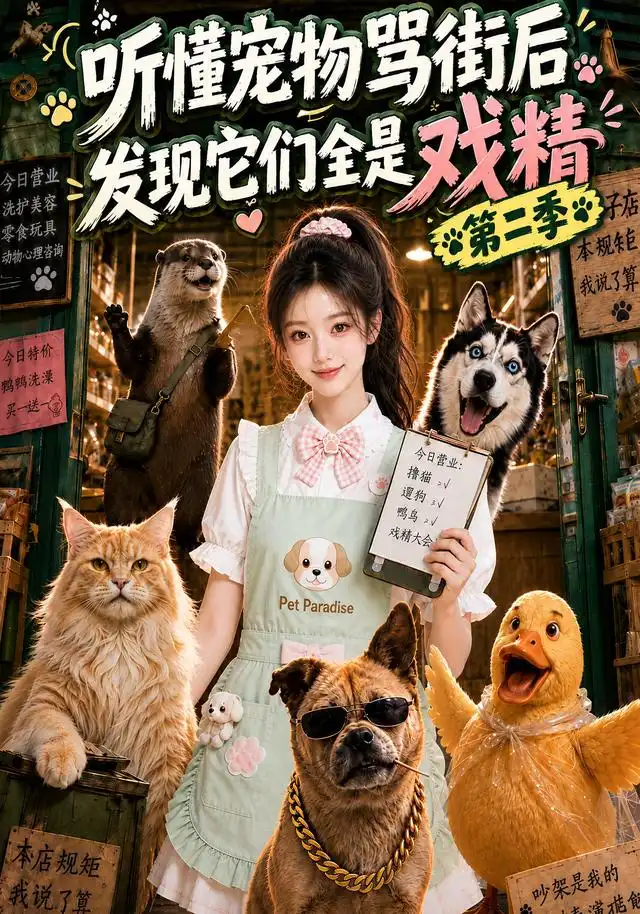 聽懂寵物罵街後發現它們全是戲精海報