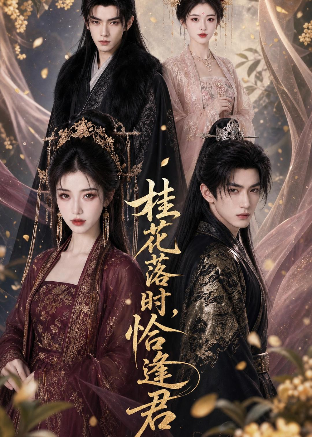 桂花落時,恰逢君海報
