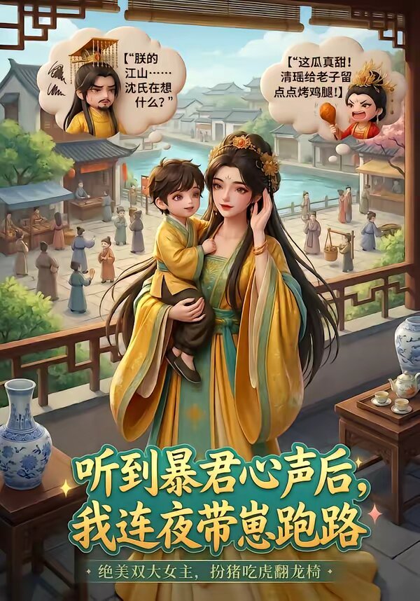 聽到暴君心聲後,我連夜帶崽跑路海報