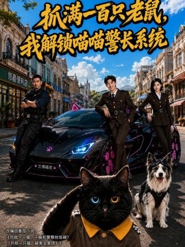 抓滿一百隻老鼠,我解鎖喵喵警長系統海報