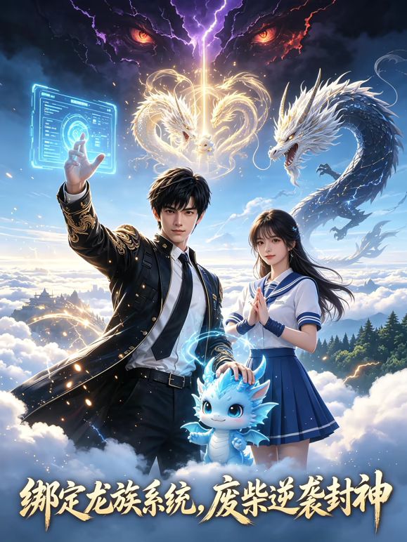 繫結龍族系統,廢柴逆襲封神海報