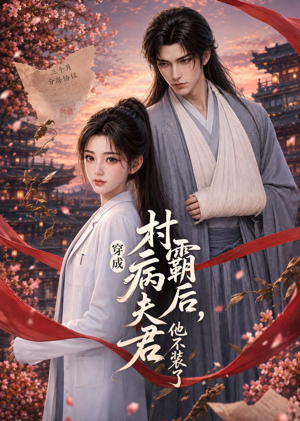 穿成村霸後,病夫君他不裝了海報