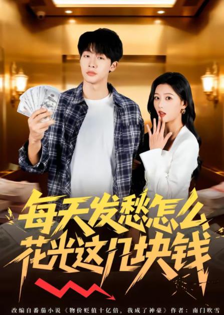 每天發愁怎麼花光這幾塊錢海報