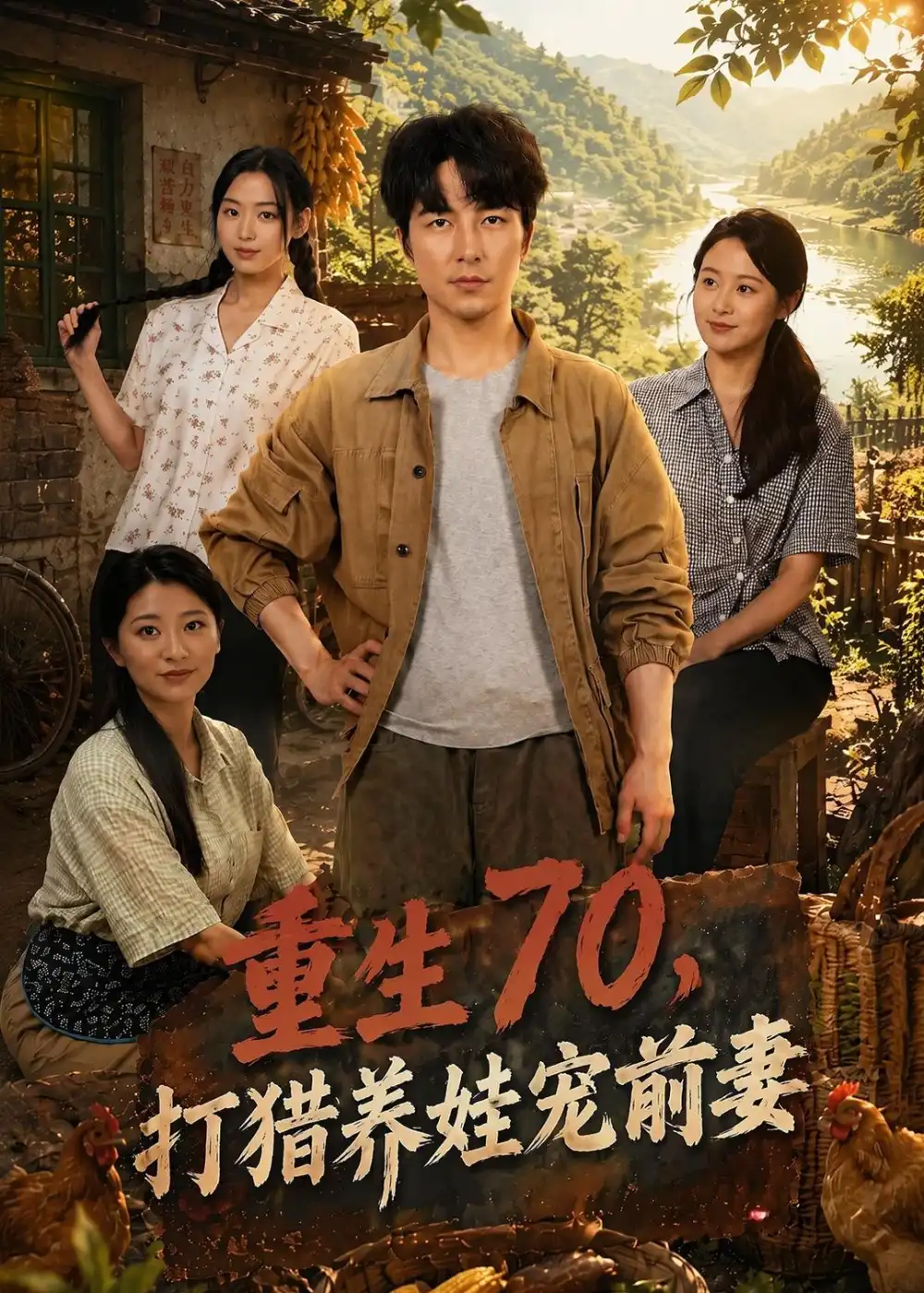 重生70,打獵養娃寵前妻海報