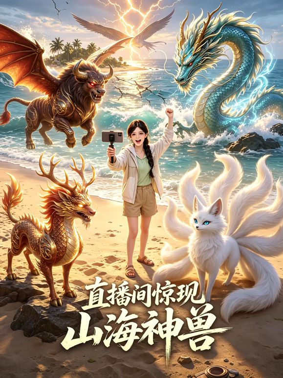 直播間驚現山海神獸海報