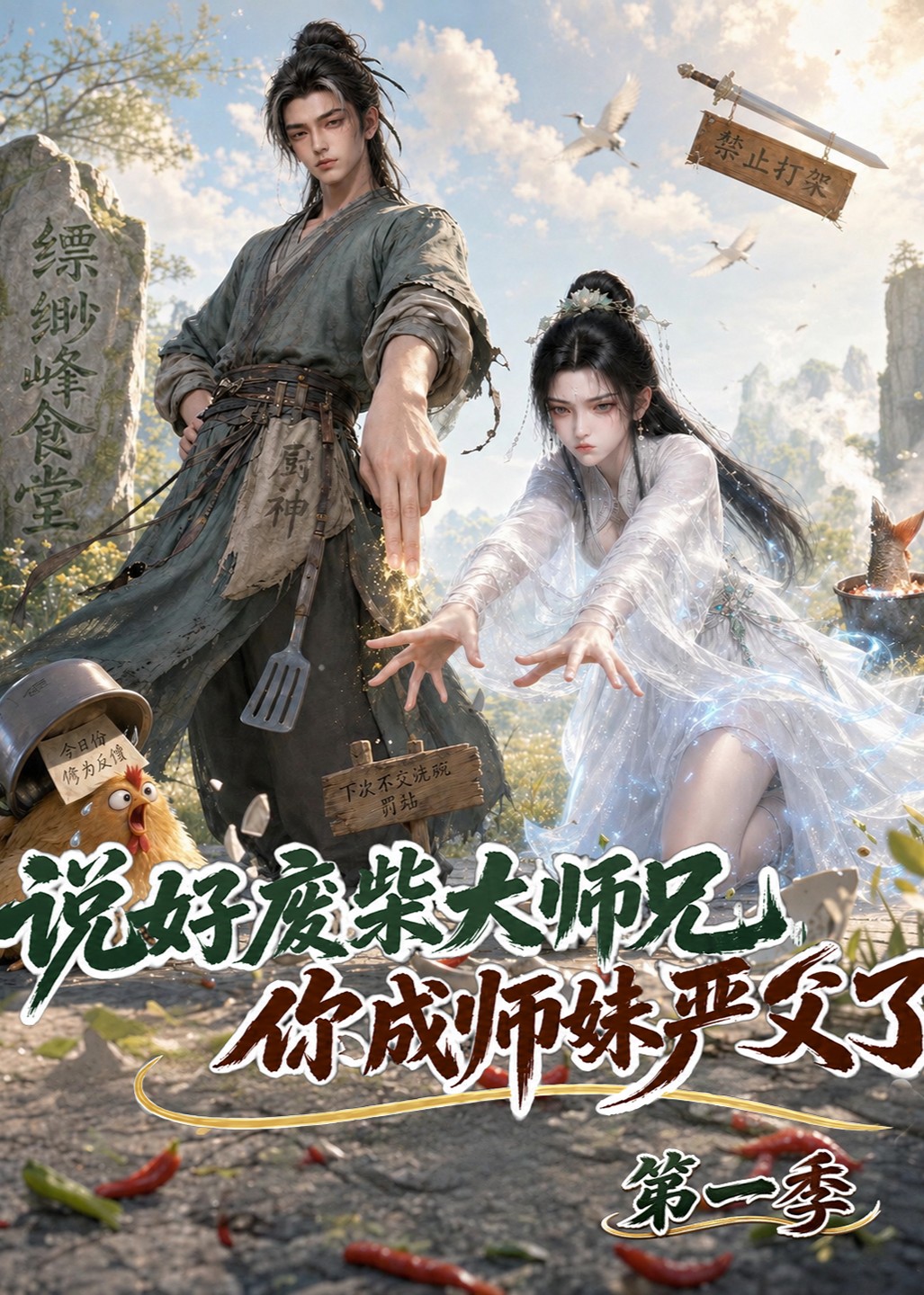 說好廢柴大師兄,你成師妹嚴父了海報