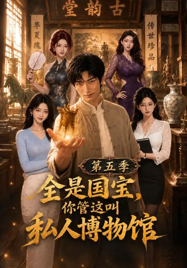 全是國寶，你管這叫私人博物館海報