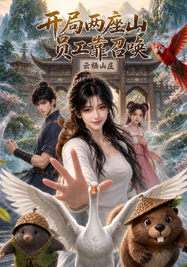 開局兩座山員工靠召喚海報