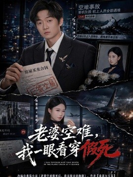 老婆空難,我一眼看穿假死海報