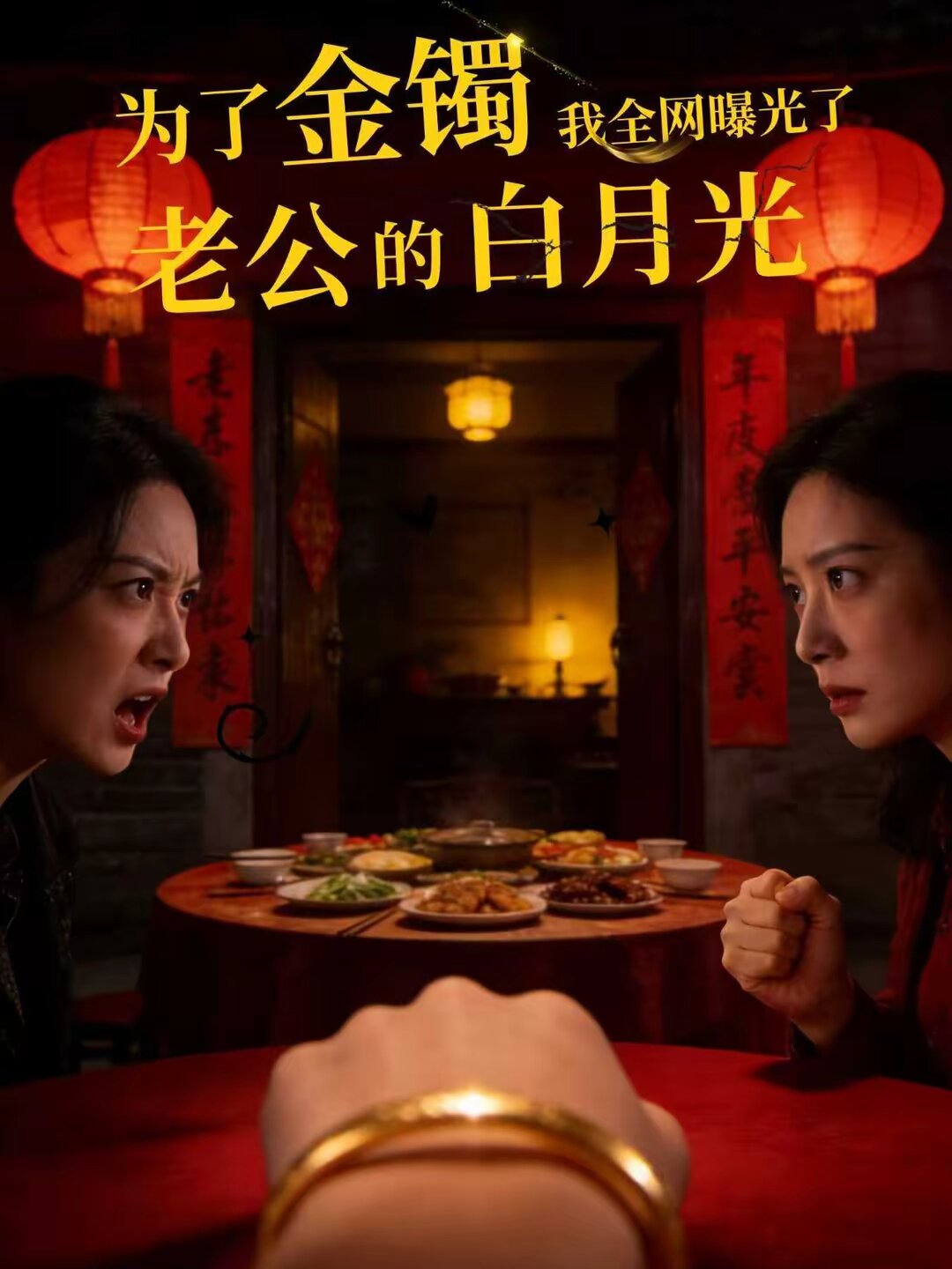 為了金鐲,我全網曝光了老公的白月光海報