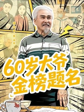 60歲大爺金榜題名海報