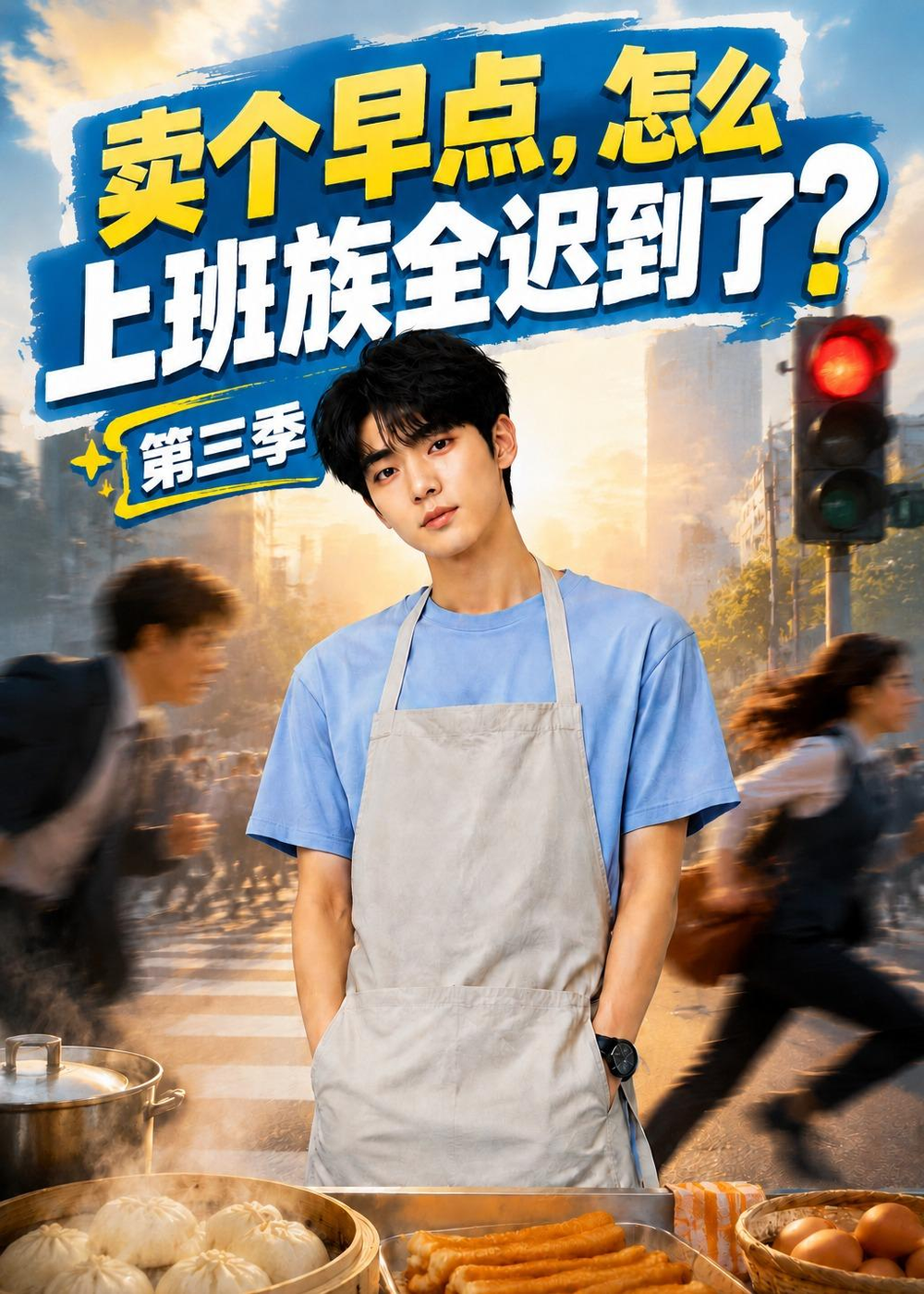 賣個早點,怎麼上班族全遲到了?海報