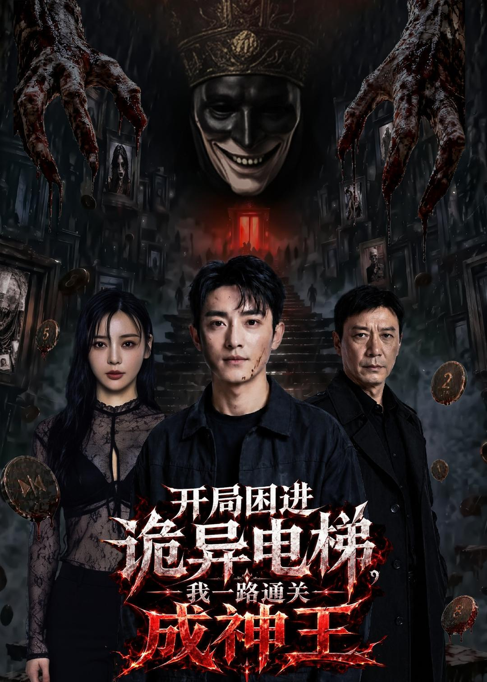 開局困進詭異電梯,我殺回關成神王海報