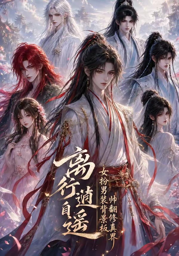 離行自逍遙,女扮男裝背景板帥翻修真界海報