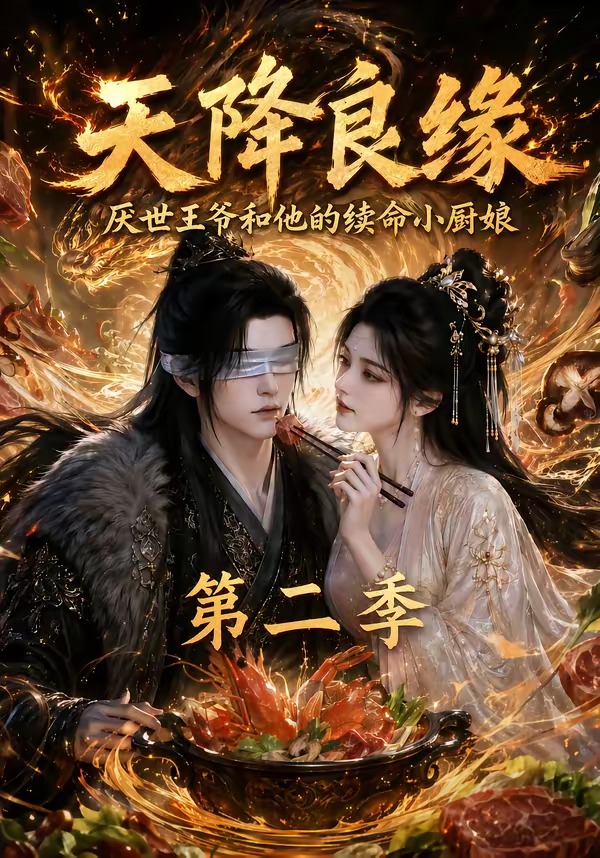 天降良緣:厭世王爺和他的續命小廚娘海報
