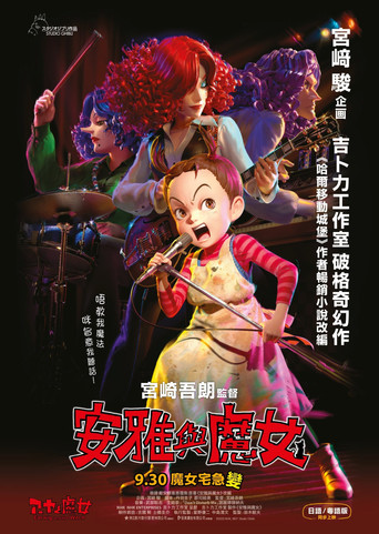 安雅與魔女海報