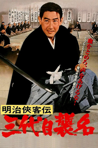 明治俠客傳:第三代襲名海報