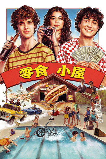 小吃店海報